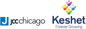 keshet and jcc chicago logos